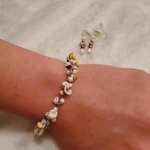 Shell and Fresh Water Pearl Set